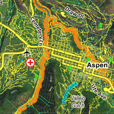 CO Moose Unit 47 Satellite Image with concentrations and kill sites. Preview 3