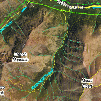 CO Moose Unit 48 Satellite Image with concentrations and kill sites. Preview 2