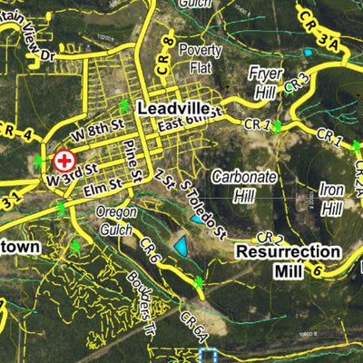 CO Moose Unit 48 Satellite Image with concentrations and kill sites. Preview 3