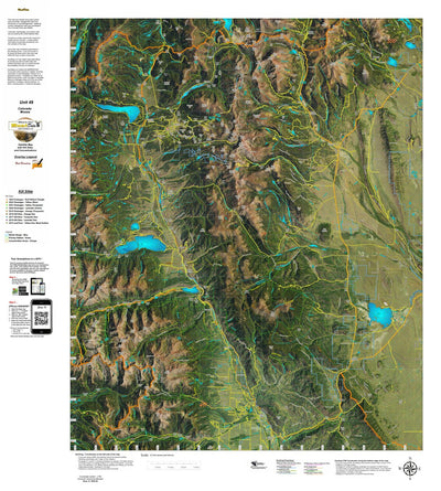 CO Moose Unit 49 Satellite Image with concentrations and kill sites. Preview 1
