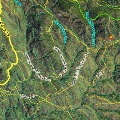 CO Moose Unit 49 Satellite Image with concentrations and kill sites. Preview 3