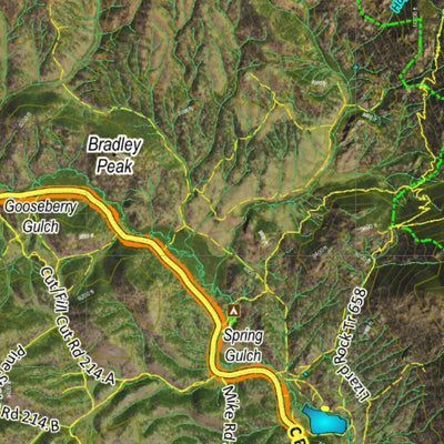CO Moose Unit 50 Satellite Image with concentrations and kill sites. Preview 3