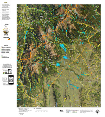 CO Moose Unit 500 Satellite Image with concentrations and kill sites. Preview 1