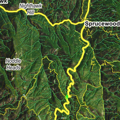 CO Moose Unit 51 Satellite Image with concentrations and kill sites. Preview 2