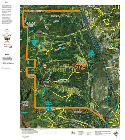 CO Moose Unit 512 Satellite Image with concentrations and kill sites. Preview 1