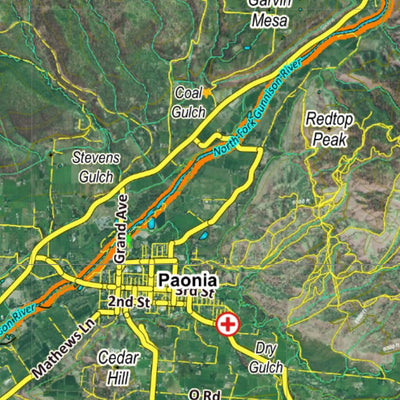 CO Moose Unit 521 Satellite Image with concentrations and kill sites. Preview 3