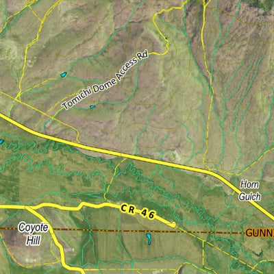 CO Moose Unit 551 Satellite Image with concentrations and kill sites. Preview 2
