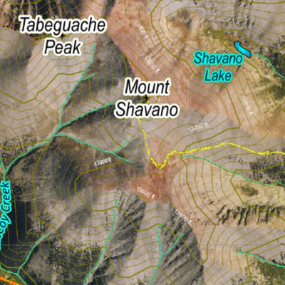 CO Moose Unit 56 Satellite Image with concentrations and kill sites. Preview 2