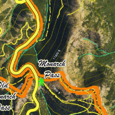CO Moose Unit 561 Satellite Image with concentrations and kill sites. Preview 3