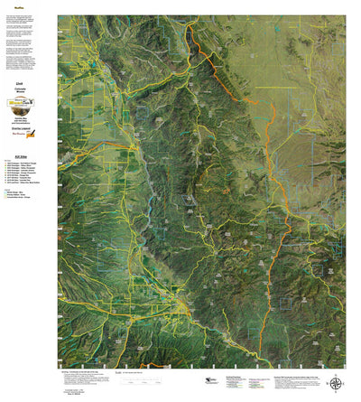 CO Moose Unit 57 Satellite Image with concentrations and kill sites. Preview 1