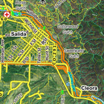 CO Moose Unit 57 Satellite Image with concentrations and kill sites. Preview 3