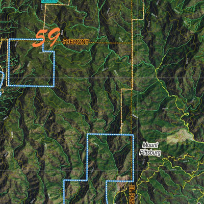 CO Moose Unit 59 Satellite Image with concentrations and kill sites. Preview 2