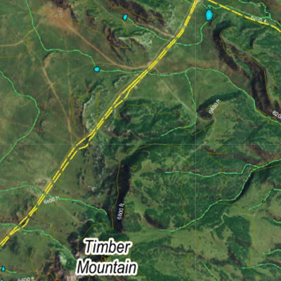 CO Moose Unit 591 Satellite Image with concentrations and kill sites. Preview 2