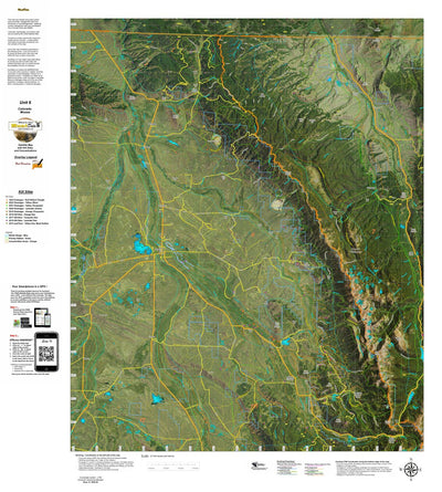 CO Moose Unit 6 Satellite Image with concentrations and kill sites. Preview 1