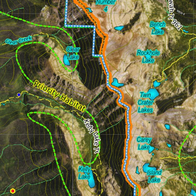 CO Moose Unit 6 Satellite Image with concentrations and kill sites. Preview 3