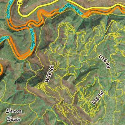 CO Moose Unit 60 Satellite Image with concentrations and kill sites. Preview 3