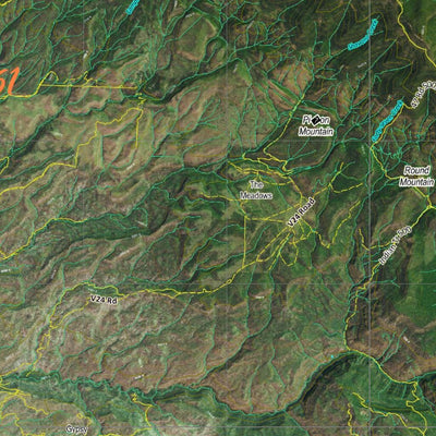 CO Moose Unit 61 Satellite Image with concentrations and kill sites. Preview 2
