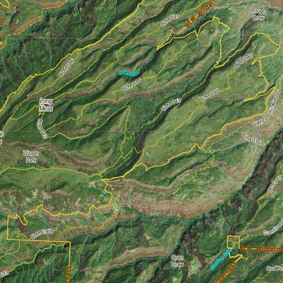CO Moose Unit 61 Satellite Image with concentrations and kill sites. Preview 3