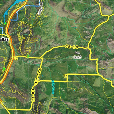CO Moose Unit 65 Satellite Image with concentrations and kill sites. Preview 2