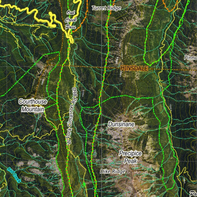 CO Moose Unit 66 Satellite Image with concentrations and kill sites. Preview 3