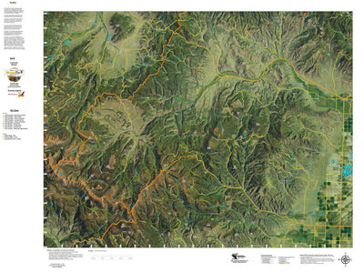 CO Moose Unit 68 Satellite Image with concentrations and kill sites. Preview 1