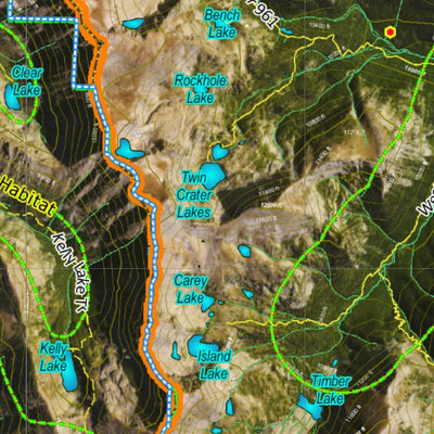 CO Moose Unit 7 Satellite Image with concentrations and kill sites. Preview 3