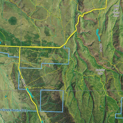 CO Moose Unit 70 Satellite Image with concentrations and kill sites. Preview 2