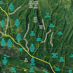 CO Moose Unit 70 Satellite Image with concentrations and kill sites. Preview 3