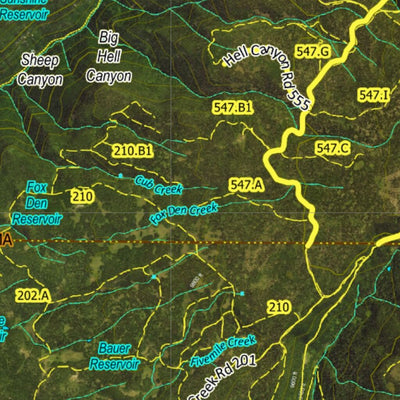 CO Moose Unit 71 Satellite Image with concentrations and kill sites. Preview 2