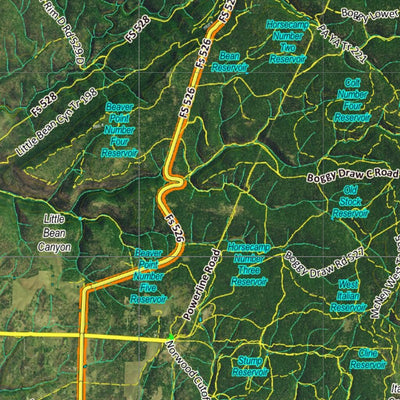 CO Moose Unit 711 Satellite Image with concentrations and kill sites. Preview 3