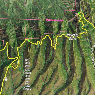 CO Moose Unit 73 Satellite Image with concentrations and kill sites. Preview 2