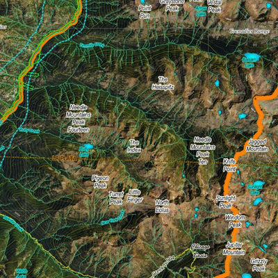 CO Moose Unit 75 Satellite Image with concentrations and kill sites. Preview 3