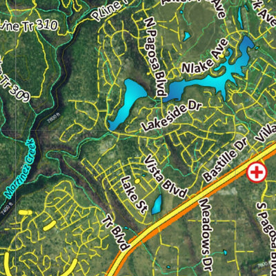 CO Moose Unit 771 Satellite Image with concentrations and kill sites. Preview 3