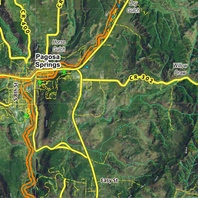 CO Moose Unit 78 Satellite Image with concentrations and kill sites. Preview 2