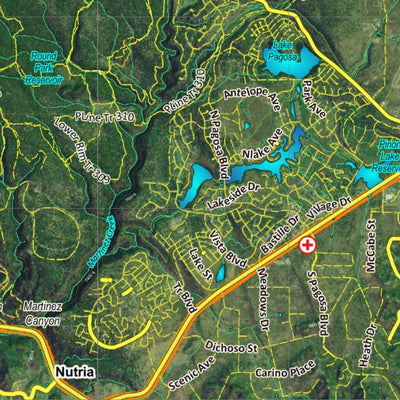 CO Moose Unit 78 Satellite Image with concentrations and kill sites. Preview 3