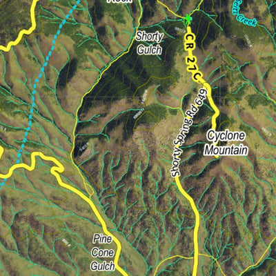CO Moose Unit 79 Satellite Image with concentrations and kill sites. Preview 2