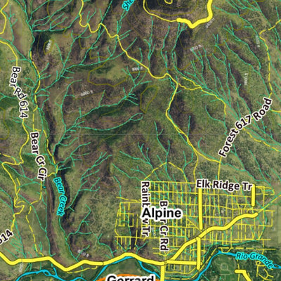 CO Moose Unit 79 Satellite Image with concentrations and kill sites. Preview 3