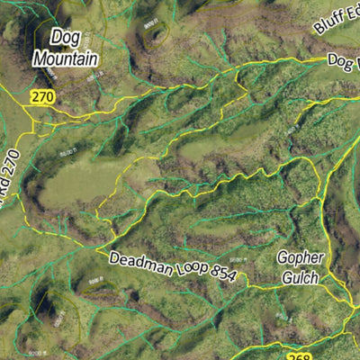 CO Moose Unit 791 Satellite Image with concentrations and kill sites. Preview 3