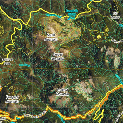 CO Moose Unit 80 Satellite Image with concentrations and kill sites. Preview 3