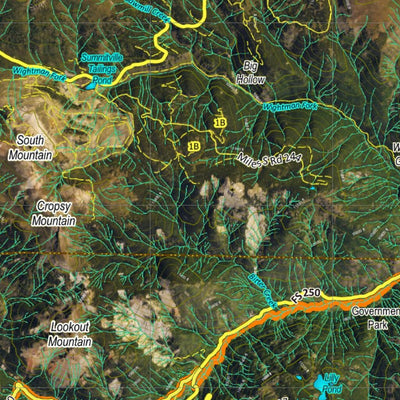 CO Moose Unit 81 Satellite Image with concentrations and kill sites. Preview 3