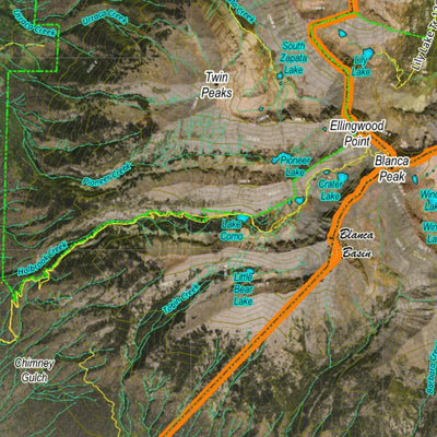 CO Moose Unit 83 Satellite Image with concentrations and kill sites. Preview 3