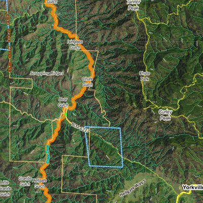 CO Moose Unit 84 Satellite Image with concentrations and kill sites. Preview 3