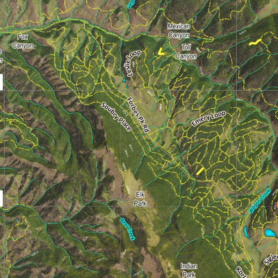 CO Moose Unit 85 Satellite Image with concentrations and kill sites. Preview 3