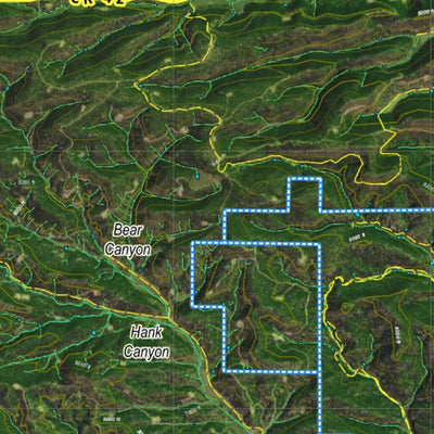 CO Moose Unit 851 Satellite Image with concentrations and kill sites. Preview 3