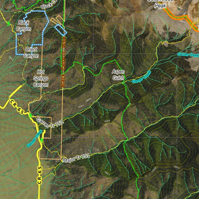 CO Moose Unit 86 Satellite Image with concentrations and kill sites. Preview 2