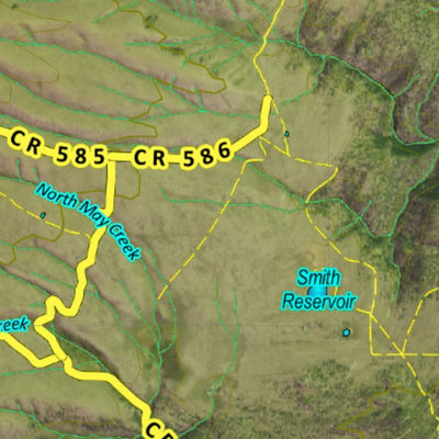 CO Moose Unit 861 Satellite Image with concentrations and kill sites. Preview 2