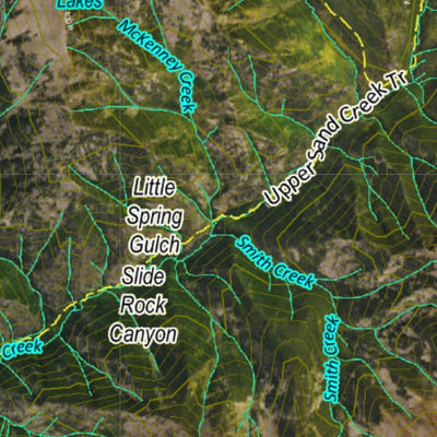 CO Moose Unit 861 Satellite Image with concentrations and kill sites. Preview 3