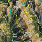 CO Mountain Goat Unit G1 Satellite Image with concentrations and kill sites. Preview 3