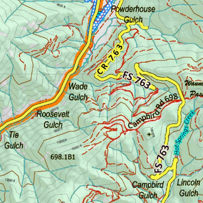 Co Mountain Goat Unit G1 Topo with Unit Boundaries Preview 3