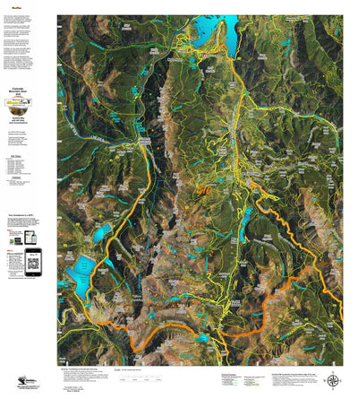 CO Mountain Goat Unit G10 Satellite Image with concentrations and kill sites. Preview 1